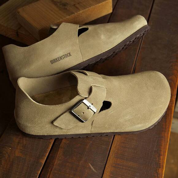 BIRKENSTOCK Shoes - NEW BIRKENSTOCK unisex - simple seamless london shoes in taupe suede